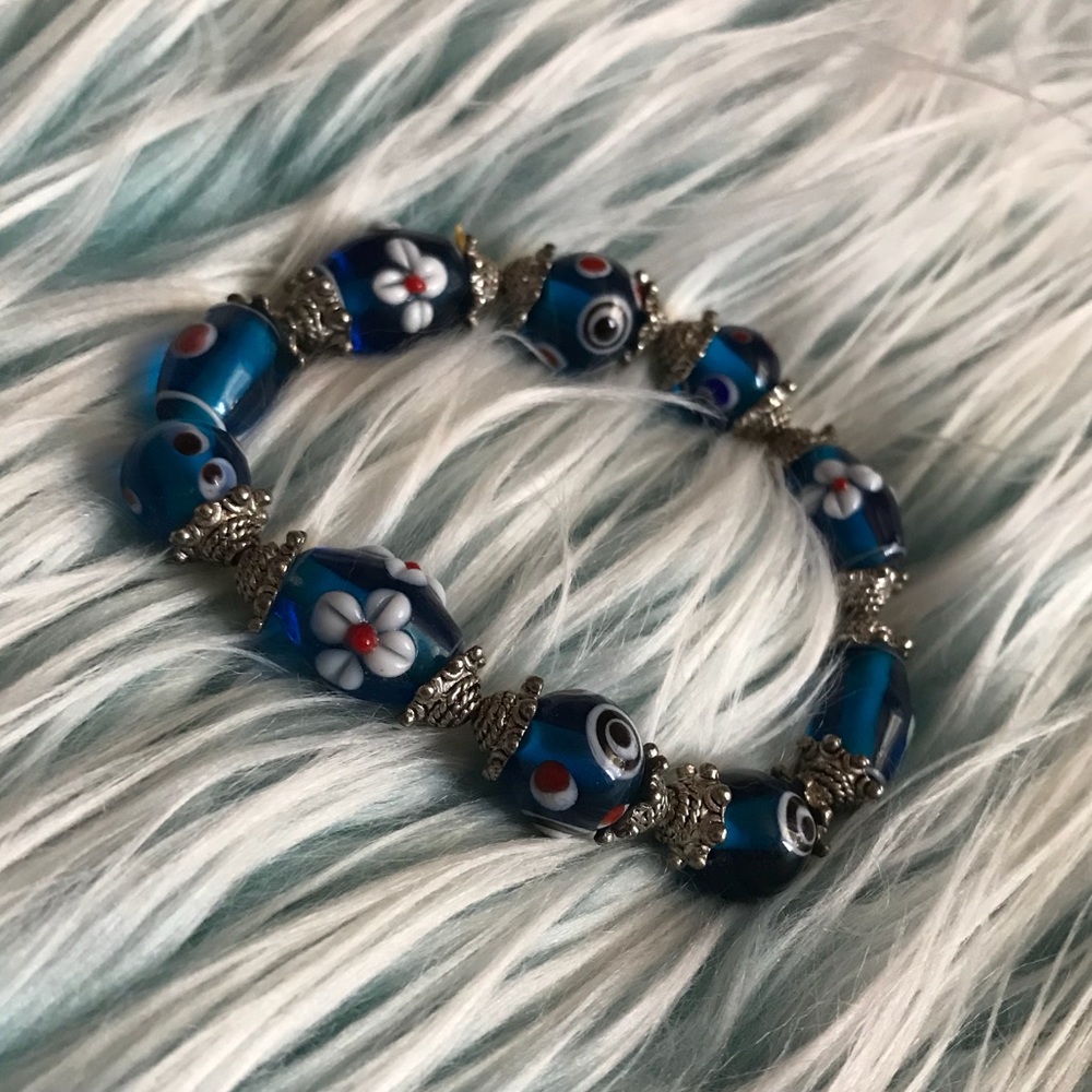 Glass Beaded Bracelet